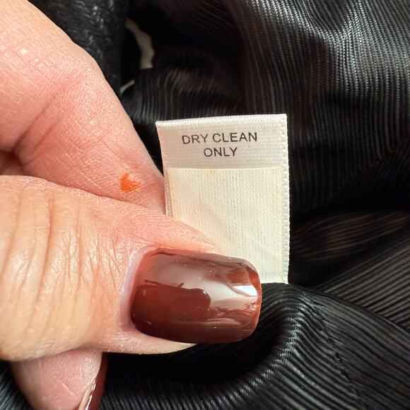 Women's Banana Republic Black Gray Wool Blend Plaid Coat Size XS‎ Petite - Picture 6 of 11